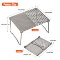 thumbnail image 3 of Camping table foldable campfire grill portable titanium grill outdoor, 3 of 8