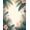 Green, Pattern 4, variant on ODIKA 4'x6' Machine Washable Non-Slip Area Rug, Tropical Bloom Exotic Floral High Traffic Rug, Coral, 222442