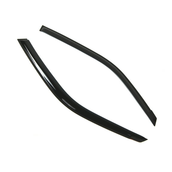 TuningPros Outside Mount Window Visor Deflector Smoke Tinted 2 Pcs Set For 2000-2005 Hyundai Accent Coupe