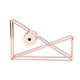 thumbnail image 1 of Cortador de cinta de oro rosa, organizador de almacenamiento en cinta Washi, papelería, dispensador de cinta de escritorio, suministros de oficina, 1 of 5