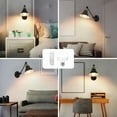 thumbnail image 6 of TRLIFE Rechargeable Battery Operated Wall Sconces, Dimmable and Adjustable Color Temperature Wireless Wall Sconces Set of 2 with Remote Control, Swing Arm Gold Wall Light for Bedroom Bedside Hallway, 6 of 10