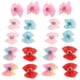 thumbnail image 2 of 20 piezas lazos para perros, cuentas de diamantes de imitación multicolores, lazos para el cuidado de mascotas con bandas de goma, 2 of 8