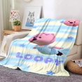 thumbnail image 5 of Manta con estampado de dibujos animados en bucle, ligera, para sala de estar, dormitorio, habitación de niños, cálida, regalo de Navidad, 5 of 5