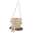 thumbnail image 1 of Maceta Colgante Para Plantas Con Cara Oscilante, Decorativa, Para Ahorrar Espacio, De Resina, Multiusos Para Interiores, 1 of 7