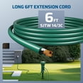 thumbnail image 3 of DEWENWILS Outdoor Power Stake Timer with Photocell, 6 Grounded Outlets, 6FT Extension Cord, Dusk to Dawn Timer for Christmas Lights, Holiday Decoration, Garden Lights, 3 of 8