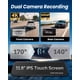 thumbnail image 3 of Cámara de espejo retrovisor 4K con Carplay y Android Auto,Espejo de 12 pulgadas delantera y trasera con control de voz para coches y camiones, pantalla táctil inteligente/grabación de bucle/asistencia, 3 of 5
