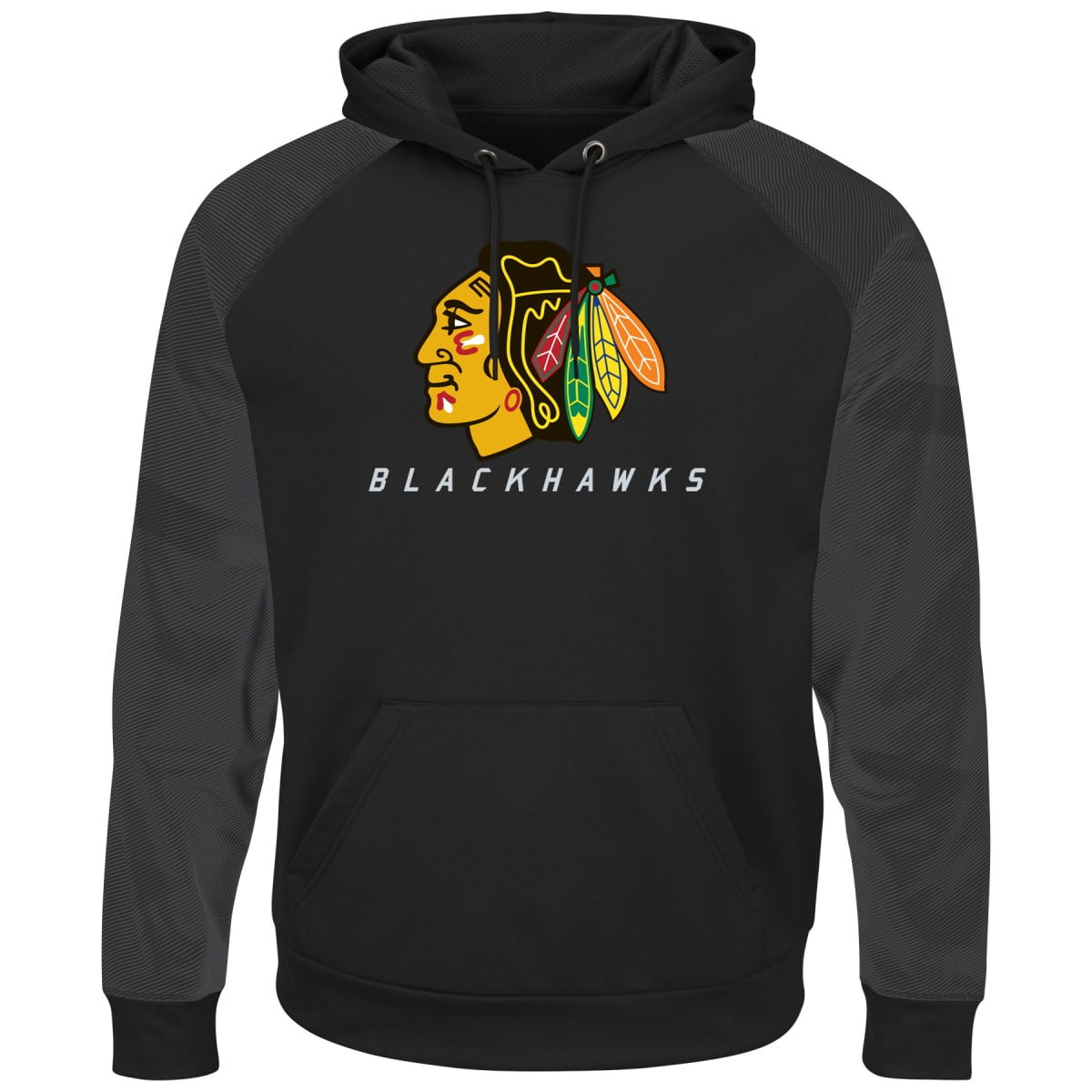 Chicago Blackhawks Majestic NHL Penalty Shot Men's Hooded Therma Base Sweatshirt by Majestic