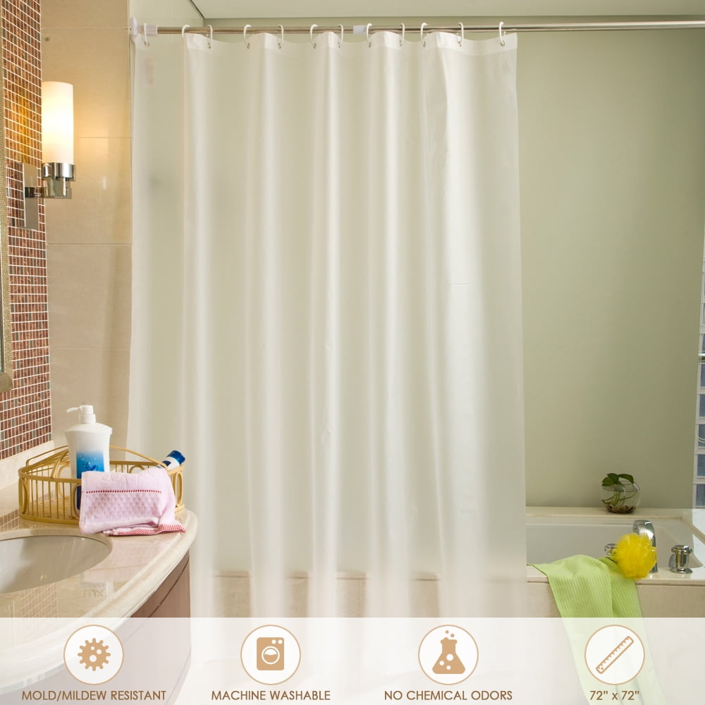 Waterproof Shower Curtain Bathroom Mildew & Splash Resistant Provide Privacy 