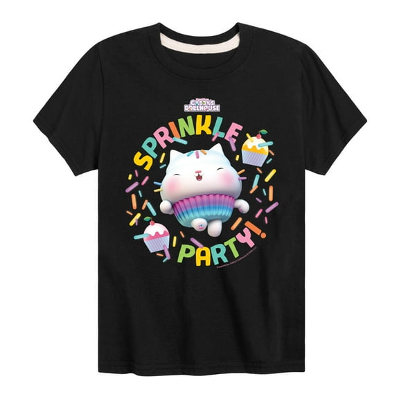 Gabby'S Dollhouse - Sprinkle Party - Youth Short Sleeve Graphic T-Shirt