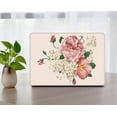thumbnail image 1 of KSK KAISHEK Hard Shell Case Cover for MacBook Pro 15" with Touch ID + Black Keyboard Cover Model: A1990&A1707 (Flower 16), 1 of 5