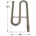 thumbnail image 2 of Curved Stainless Steel Burner (Left) for Ducane Grills, 2 of 2
