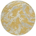 thumbnail image 2 of Addison Rugs Chantille Indoor/Outdoor Transitional Abstract Gold Washable Round Rug, 8' x 8', 2 of 6