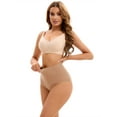 thumbnail image 5 of DARING DIVA Women's High Waist Briefs Flatten Stomach Shapewear Panties Orange M, 5 of 6