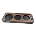 thumbnail image 4 of Espresso Tamper Stand, Coffee Tamper Holder, 3 Hole Anti Slip Storage, Multipurpose Portafilters Tamper Distributor Holder for Cafe, Kitchen 58mm walnut, 4 of 9