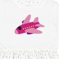 thumbnail image 4 of Inktastic Girls Pink Airplane Pilot Girls Toddler Dress, 4 of 5