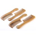 thumbnail image 5 of Sandalwood Hair Comb - No Static Handmade Wide Tooth Comb - Natural Wooden Detangling Comb with Gift Box, 5 of 5