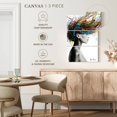 thumbnail image 5 of Elephant Stock Thoughts Of Tomorrow Wall Art - Vertical Multi Panel Canvas - Living Room Wall Decor - Fashion And Beauty Multi Panel - White And Black Decor By Ashvin Harrison - 48" x 74", 5 of 8