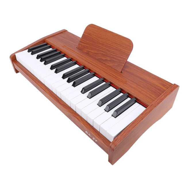 Órgano Electrónico, 3 Octavas Completas, 37 Teclas, Teclado De Piano, Sonido Preciso, Compacto, Estable Con Atril Para Interiores Y Exteriores