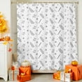 thumbnail image 4 of Shower Curtain 36"W x 72"L Thanksgiving Autumn Leaf Floral Pattern White Fabric Shower Curtains Set with Hooks Water Repellent Bathroom Curtains Machine Washable Bathroom Accessories, 4 of 6