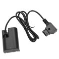 thumbnail image 2 of Acouto D-Tap Cargador macho a LP-E6 Adaptador de cable de alimentación de batería Acoplador de CC Reemplazo de batería ficticia para cámaras Canon 5D II/III/IV 5DSR 6D 6DII 60D 70D 80D 7D 7DII DSLR Ecomeon no, 2 of 5
