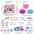thumbnail image 2 of Trousse Sensorielle Kipipol Licorne avec Sable Magique et Jouets Filles 4-8 Ans, 2 of 8