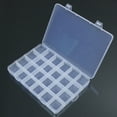 thumbnail image 4 of UDIYO Storage Box Holder Large Capacity Compartments PP 24 Grids Transparent Container Jewelry Organizer for Home, 4 of 6