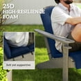 thumbnail image 4 of Outsunny Coussin de Chaise Adirondack (Lot de 2), Bleu Marine, 4 of 10