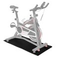 thumbnail image 1 of Costway Funda de protección para aparatos de gimnasia 120x60cm Estera de bicicleta de gimnasio negro, 1 of 8