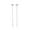 Platinum, variant on 925 Sterling Silver Tiny Heart Thread Line Threader Dangle Earrings Women A1260-Gold