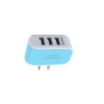 thumbnail image 2 of Universal Candy Color 3 USB Multi-Port Wall adapter ; Charger US Plug Wall Adapter Cube Block AC 110-220V 5V, 2 of 3