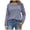 Green_1, variant on Godom Womens Tops Long Sleeve Shirts Round Neck Loose Casual Blouses Stripes Tshirts