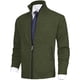 thumbnail image 1 of Suéter de talla europea para hombre, cárdigan con cremallera, informal, holgado, abrigo a juego para hombre, 1 of 6