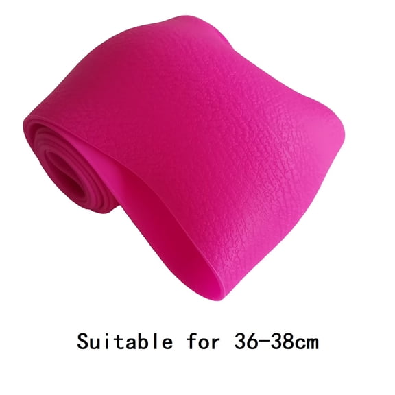 Clearance Under $2.89! 1PC Silicone Steering Wheel Cover, Non-Slip Protector for Car Interior, Silica Gel, for Auto & Truck, (38cm, Hot Pink)