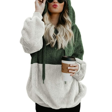 

Stitched sweater hooded stitching sweater sweater coat