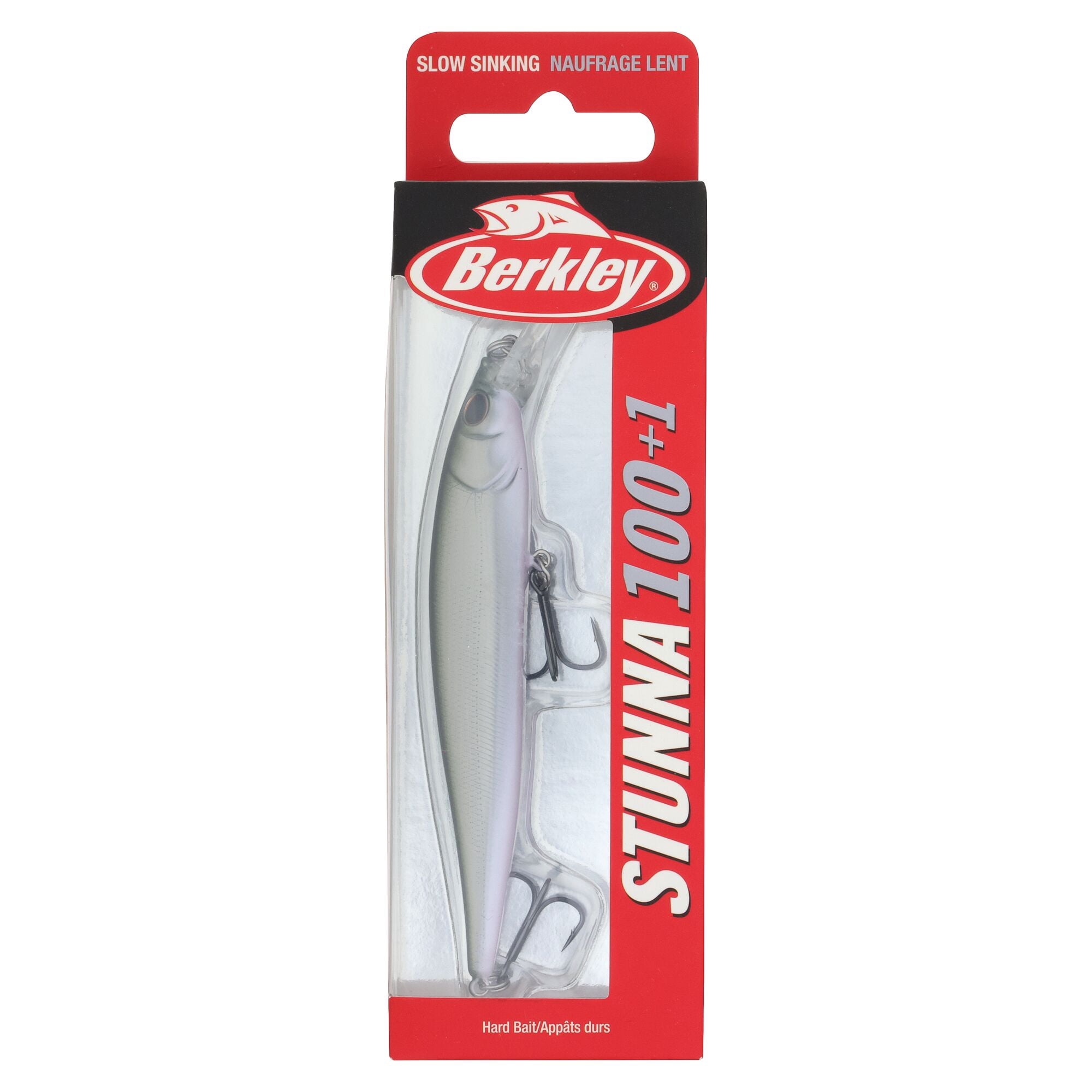 Berkley Stunna, 3 in, Jerkbaits, Silver Dolla (1 Count)