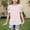 Pink, variant on Girls T-Shirt Short Sleeve Cre W Neck Striped Print Blouse Tops Summer Casual Beach Vacation Clothes 4-15 Years