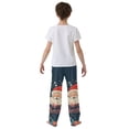 thumbnail image 4 of FORMRS Boys Pajama Pants with Pockets Size 13-14Y Kids Lounge Sleep Bottoms, Blue Christmas Santa, 4 of 8