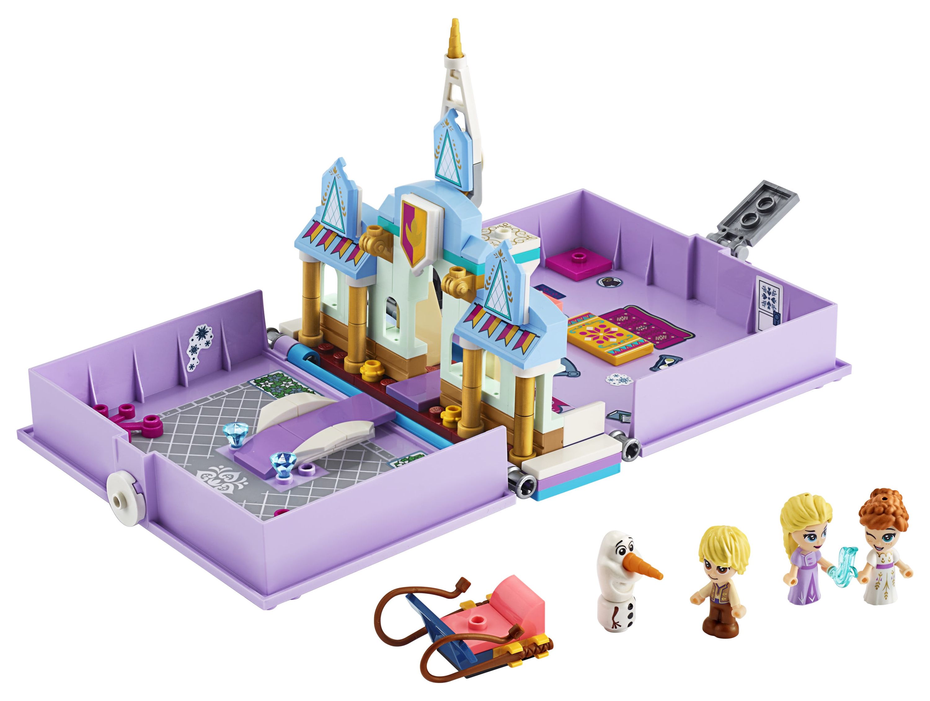 LEGO Disney Anna and Elsa’s Storybook Adventures 43175 Creative Building Kit (133 Pieces) - image 3 of 7