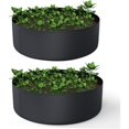 thumbnail image 1 of Paquete de 2 bolsas de cultivo de 50 galones, macetas de tela de aireación, bolsas de fieltro para jardín para cultivar verduras y plantas (36" x 12"), 1 of 5
