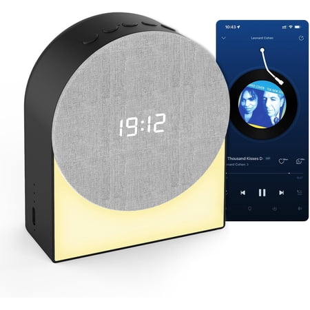 White Noise Machine Alarm Clock with Night Light, 4 in 1 Bluetooth Speaker & Natural Sounds – photo White Noise Machine Alarm Clock with Night Light, 4 in 1 Bluetooth Speaker & Natural Sounds –