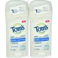 thumbnail image 2 of Tom's of Maine Natural Long Lasting Deodorant Stick Unscented 2.25 oz (Pack of 2), 2 of 4