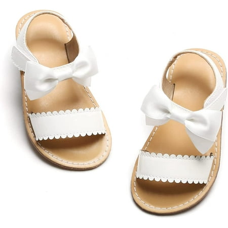 

QWZNDZGR Toddler Girl Sandals - Little Girl Easter Summer Dress Shoes Lightweight Open Toe Beach Holiday