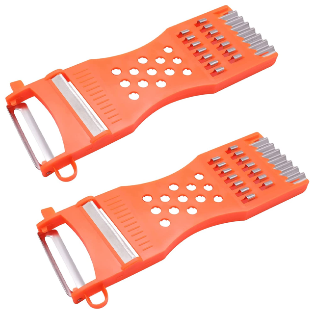 Pelador cortador de verduras multifuncional 2 piezas Adepaton Utensilios de Cocina