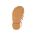 thumbnail image 5 of bebe Girl's Comfy Gladiator Flat Sandals with Gold Braided Strappy Design - Flat Sandals for Toddler, Blush, 7, 5 of 8