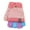 Pink, variant on HBFAGFB Fingerless Gloves Kids Boys Girls Soft Convertible Flip Top Color Block Mittens Navy
