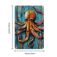 thumbnail image 2 of 1pc Boho Style Octopus Metal Tin Sign, 8x12 Inch Iron Wall Hanging Decorative Plaque for Home &amp; Bar, Multipurpose Retro Iron Art, No Electricity Needed, Octopus Bathroom Decor, 2 of 8