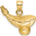 thumbnail image 4 of 14k Rhodium Golf Club and Ball Charm Yellow Casted Exquisite Classic Luxurious A classic choice for celebrating love and achievement, 4 of 4