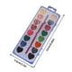 thumbnail image 3 of Set de acuarela | Paleta en forma de corazón 16 cuadrados de color sólido | Caja de viaje para artistas | Cepillo impermeable | Pigmento vibrante | Tapa compacta para mezclar | Diseño a prueba de, 3 of 6
