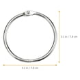 thumbnail image 5 of WHAMVOX 10 Pcs Binders Daily Use Binder Ring Office 0.4X7.8X7.8CM, 5 of 8