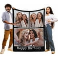 thumbnail image 3 of Personalized Blankets and Throws Photo Blanket Customized Using My Own Photos Customized Blanket Collage Blanket Customized Blankets, 3 of 5